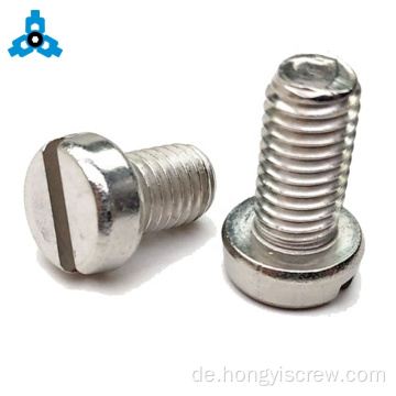 DIN 85 Grad4.8 Galvanzied Slotted Pan Head Screw